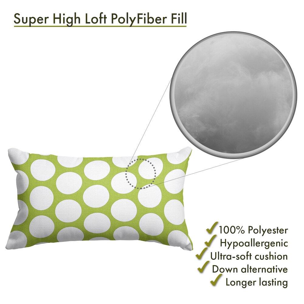 Super High Loft PolyFiber Fill

- 100% Polyester
- Hypoallergenic
- Ultra-soft cushion
- Down alternative
- Longer lasting