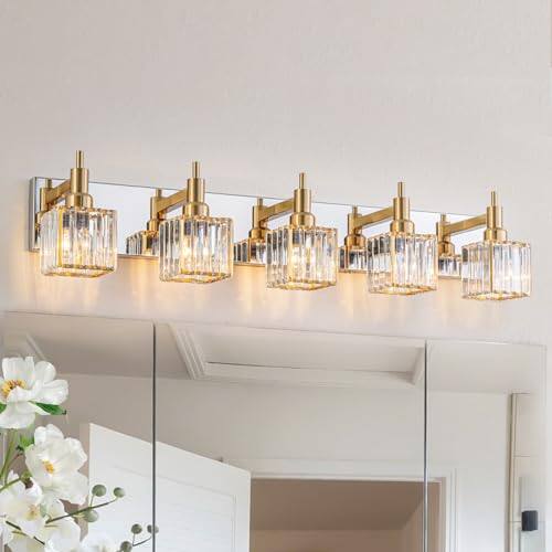 Gold Chrome-Square Shade-3-Light