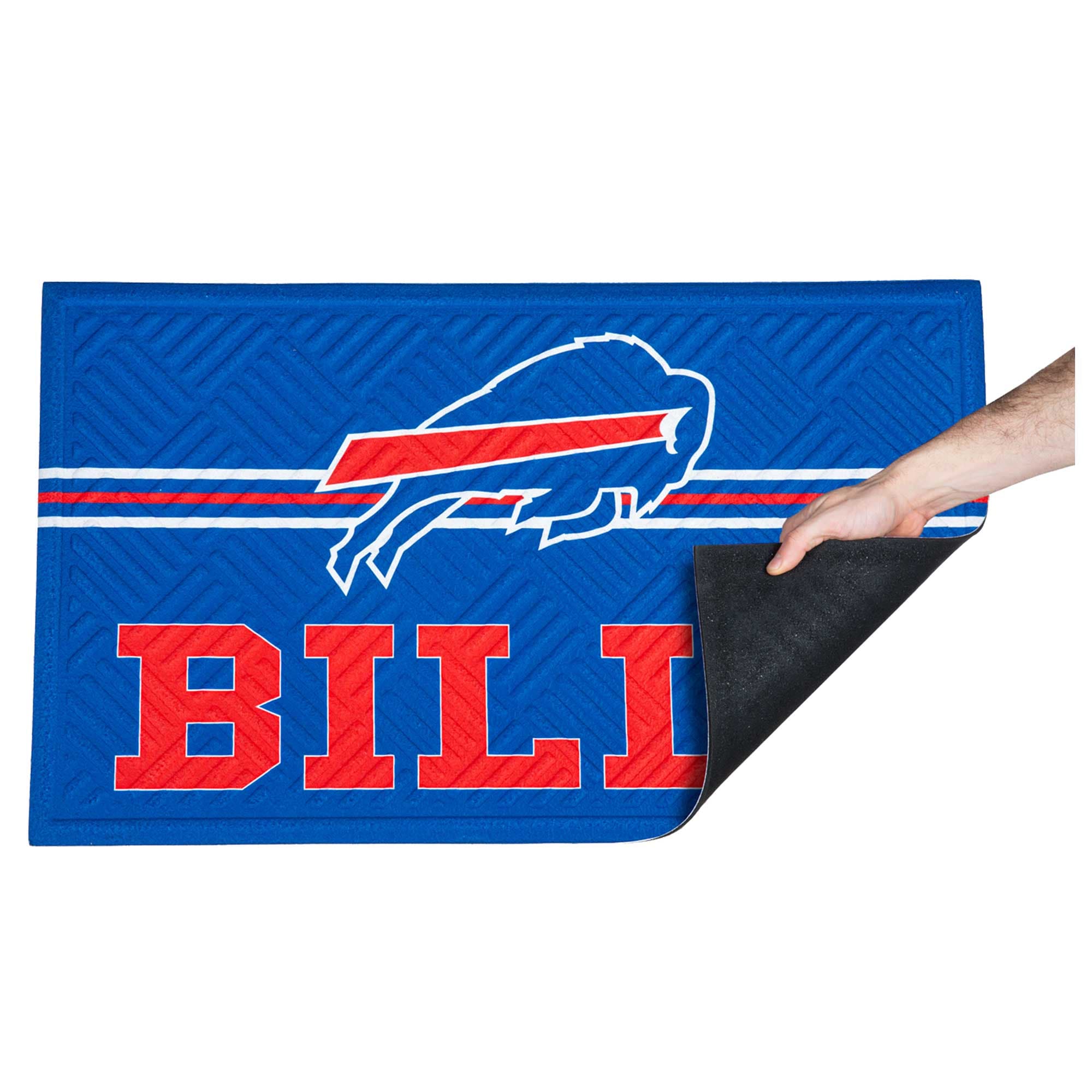 Alt View 1. Evergreen Enterprises - Buffalo Bills Embossed Door Mat - Multicolor.