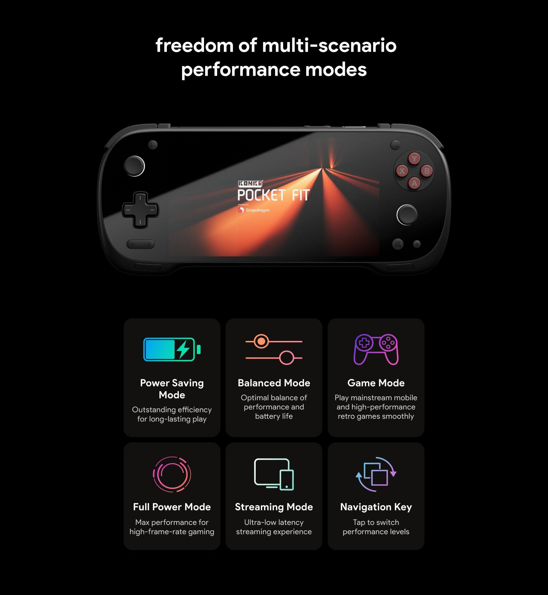 Pocket FIT Gaming Handheld G3 Gen3, 12 GB RAM, 256 GB Storage