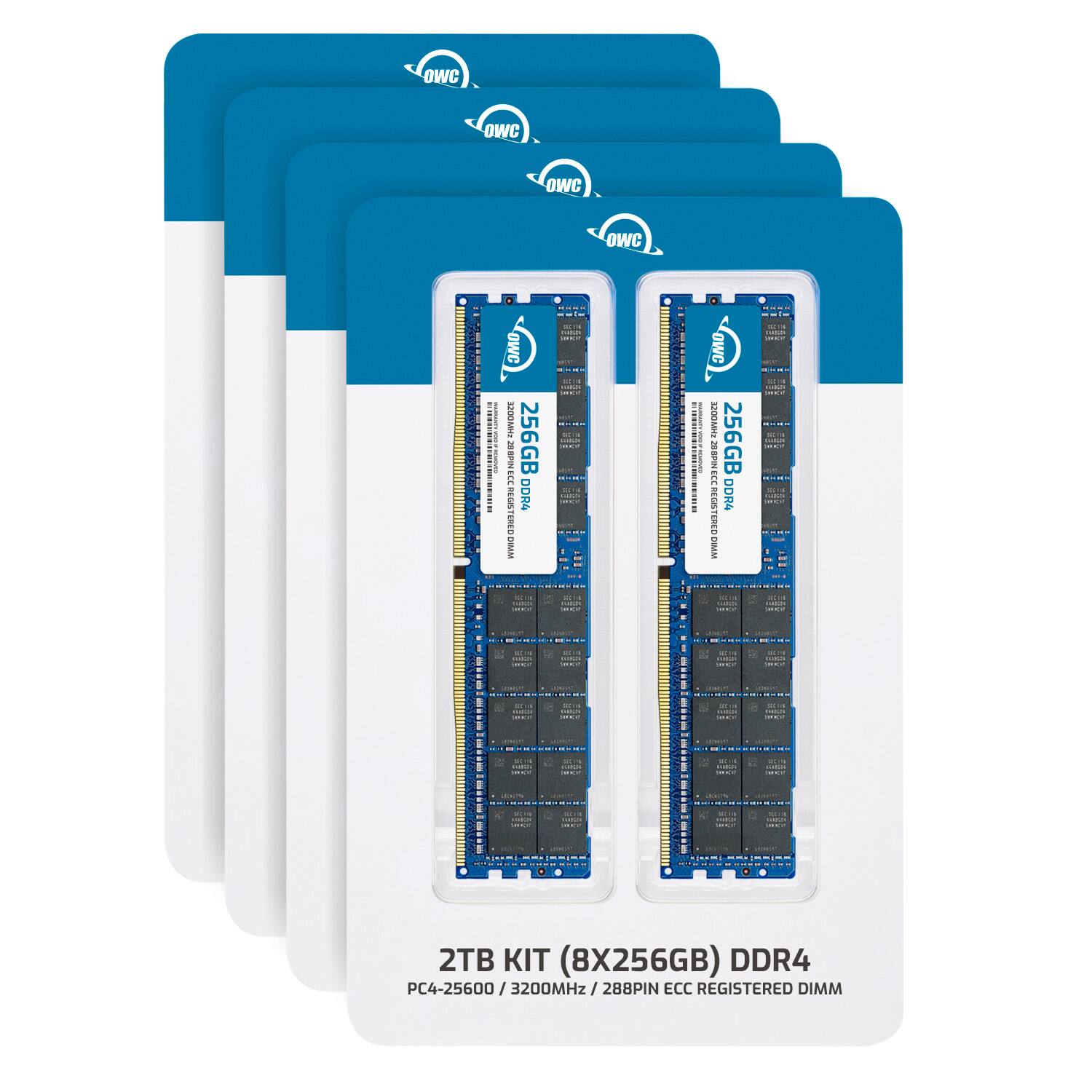 OWC OWC OWC OWC THTC: - . E | J - owe 3200580 - 256GB 333 EDS DORG TERES md -.-- . : I : i - i T I - owe 300058 J0 256GB 328 S DDR4 ha nm - : : : - : R : | : : I - | I -. ! i I : : I - - 2TB KIT (8X256GB) DDR4 PC4-25600 / 3200MHz 288PIN ECC REGISTERED DIMM
