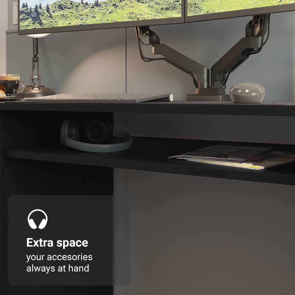 Extra space  
your accessories always at hand