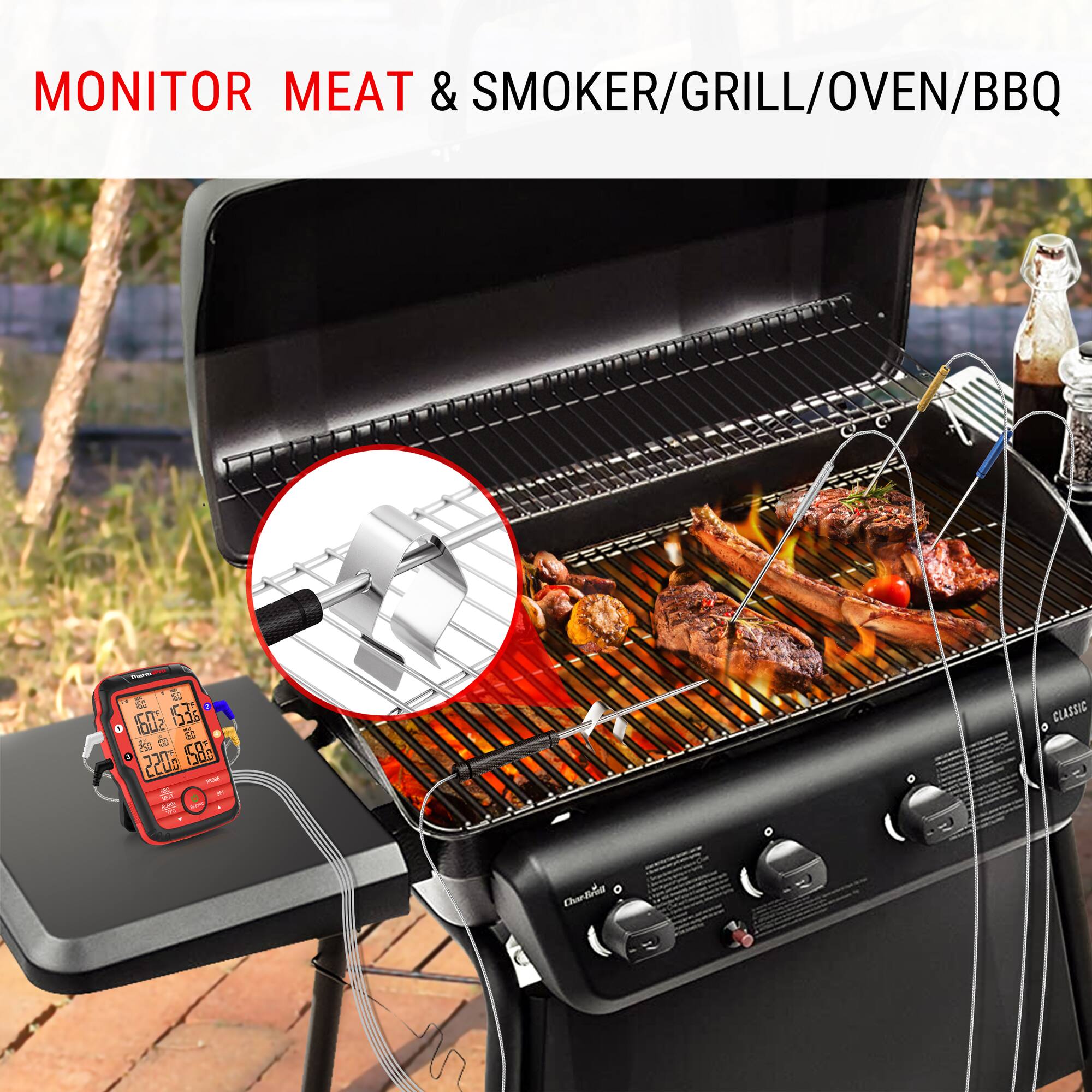MONITOR MEAT & SMOKER/GRILL/OVEN/BBQ