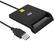 Alt View 8. Adesso - Adesso SCR-100 2.5 in. x 3.3 in. x 0.38 in. USB Smart Card Reader - false.