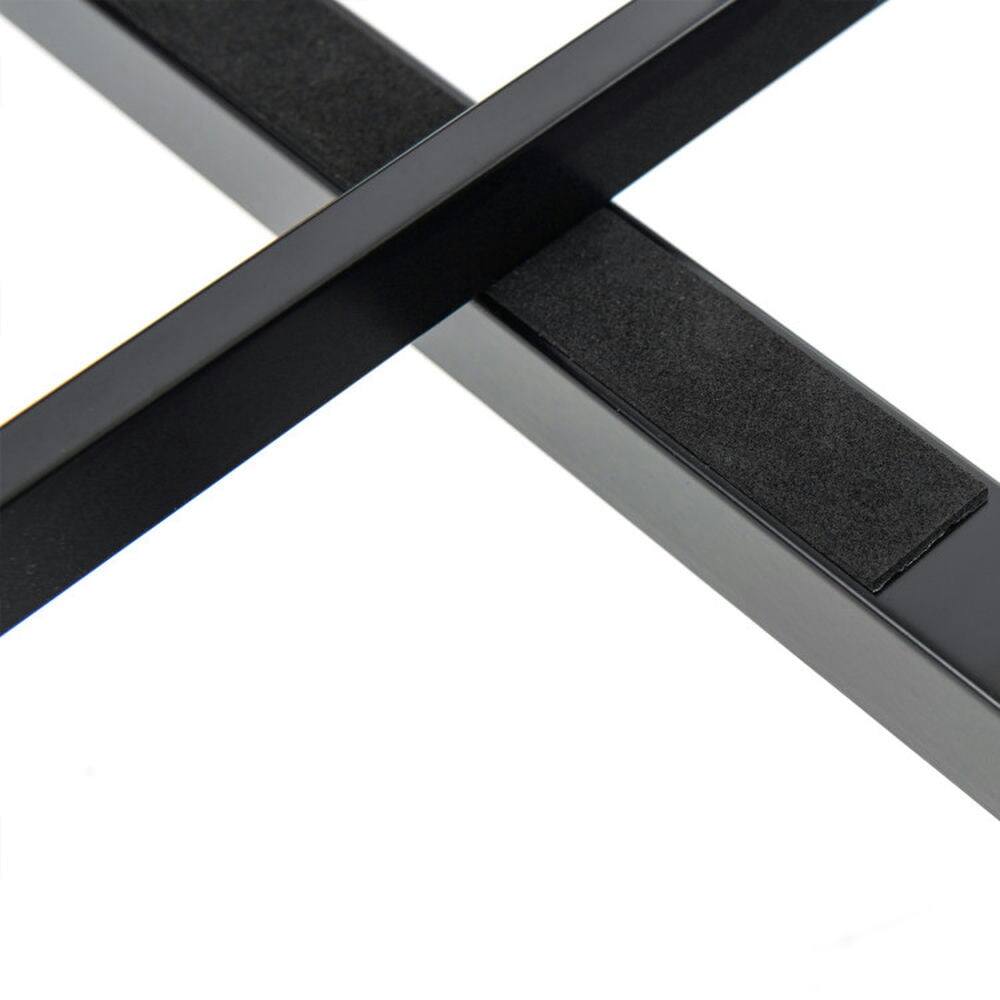 Alt View 2. Kadyn - Modern BedFrame Bed Queen Size Platform Bed with Headboard and Metal FrameQueen Size - Black.