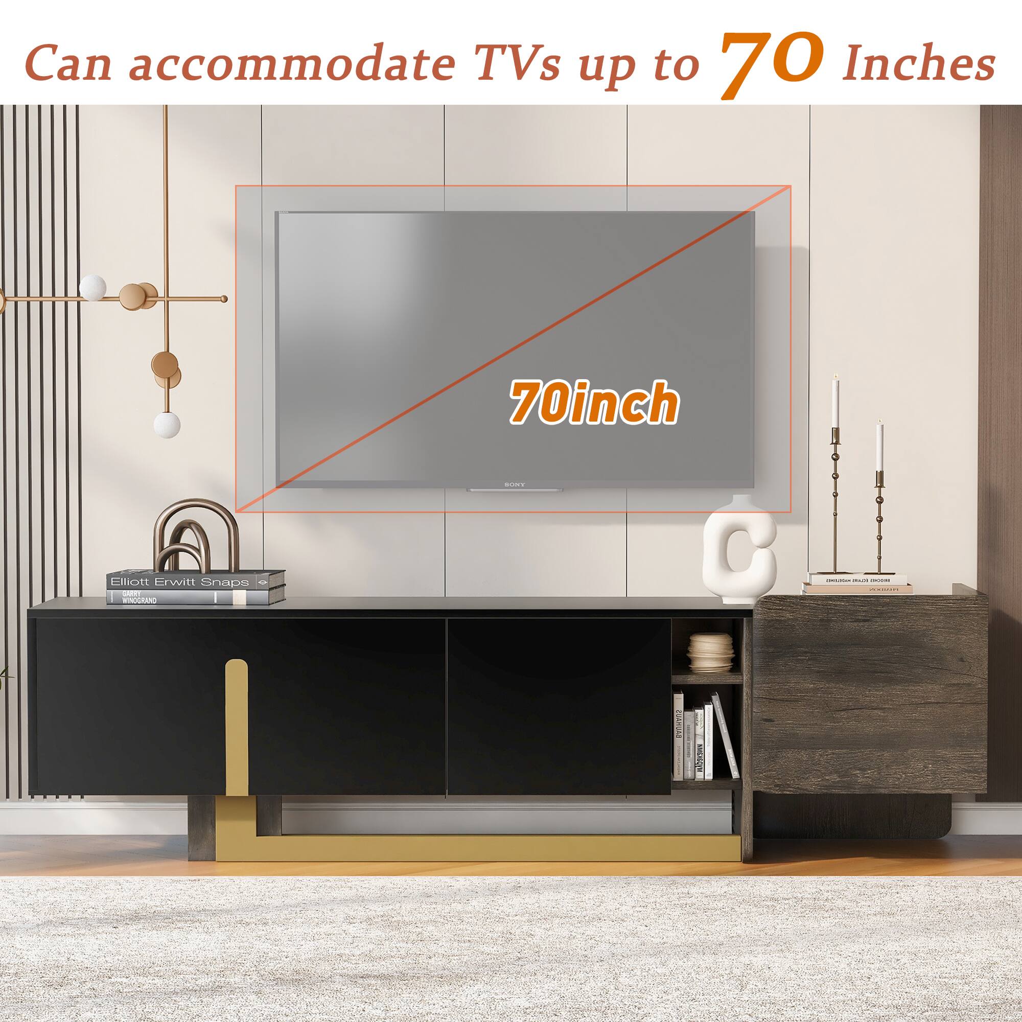 Can accommodate TVs up to 70 Inches

70inch

Elliott Erwitt Snaps