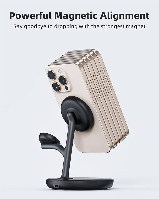 Powerful Magnetic Alignment  
Say goodbye to dropping with the strongest magnet