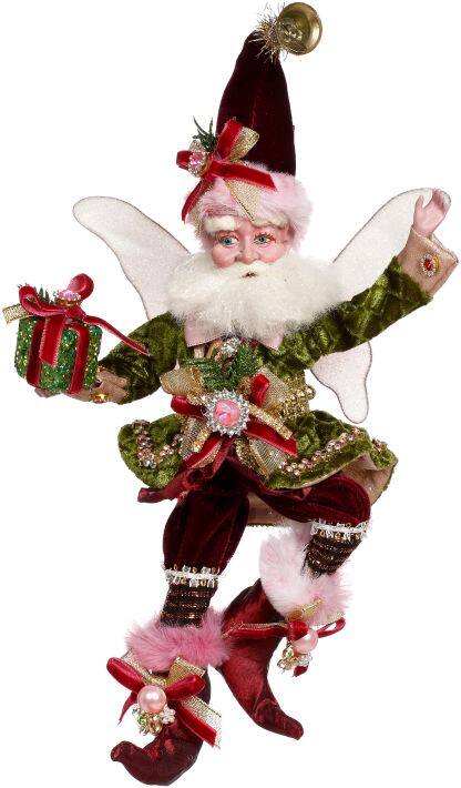 Front. Mark Roberts - Mark Roberts Magic of Christmas Fairy, Small - 10.5" - Green.
