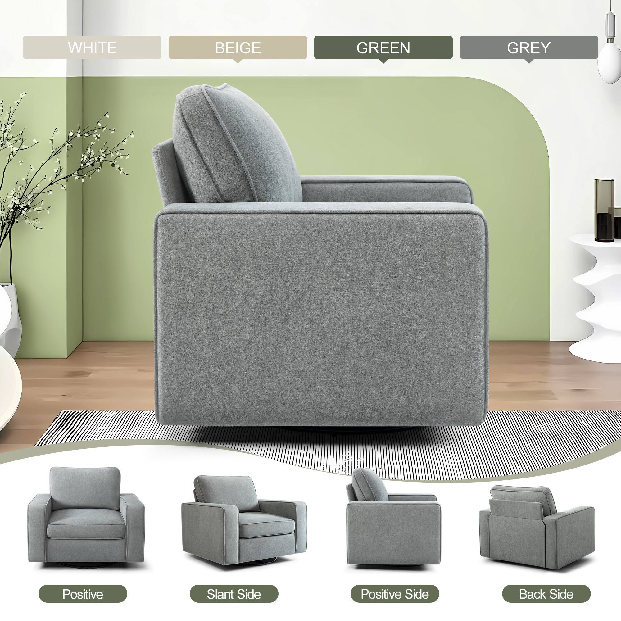 WHITE BEIGE GREEN GREY

Positive Slant Side Positive Side Back Side