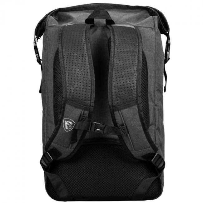 Alt View 4. MSI - MSI Air Gaming Backpack Grey - Fits up to 17.3" Laptops - Grey.