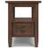 Alt View 12. Simpli Home - Warm Shaker Narrow Side Table - Distressed Charcoal Brown.