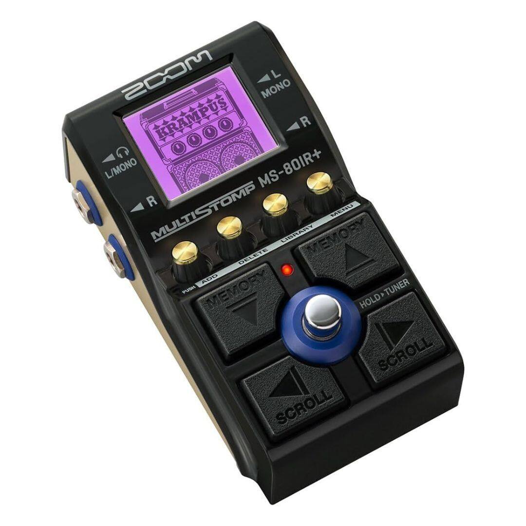 MCOS L 4 MONO KRAMPUS I 1 I R 1 L/MONO MS-80IR+ R MULTISTOMP MENU LIBRARY MEMORY DELETE ADD PUSH MEMORY HOLD > TUNER P TUNER HOLD SCROLL SCROLL