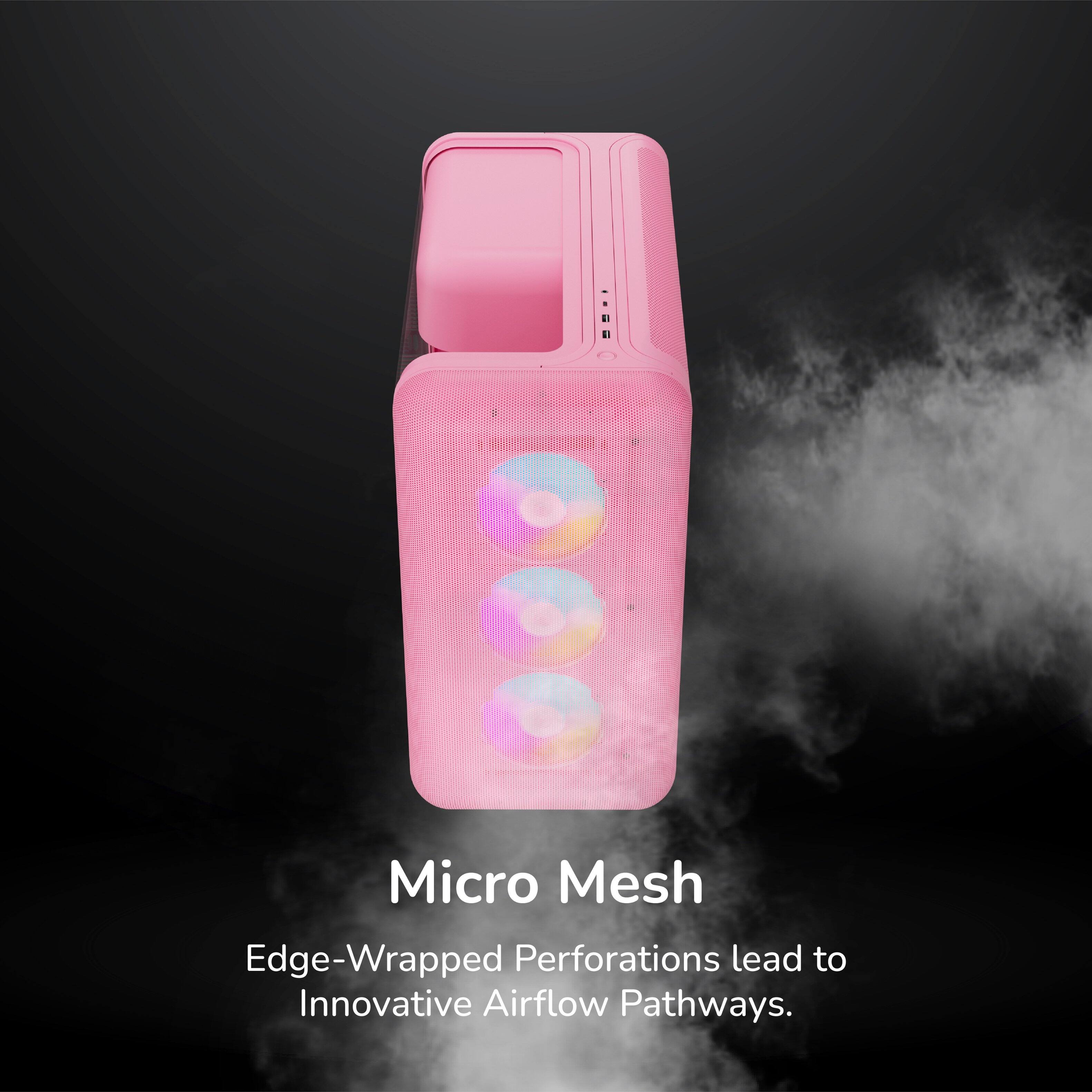 Micro Mesh  
Edge-Wrapped Perforations lead to Innovative Airflow Pathways.