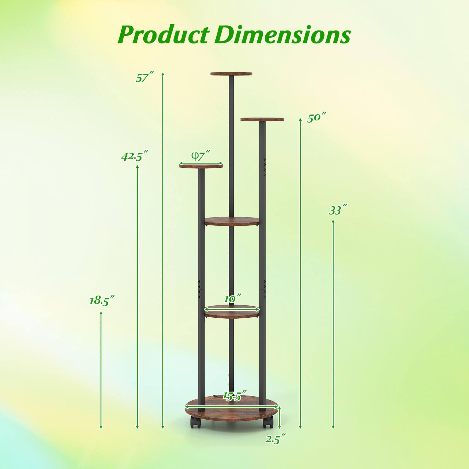 Product Dimensions: 57" 50" 42.5" 47" 33" 18.5" 10" 15.5" 2.5"