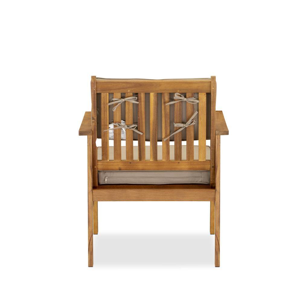 Angle. East West Furniture - 3-Piece Coffee Table Set - Brown.