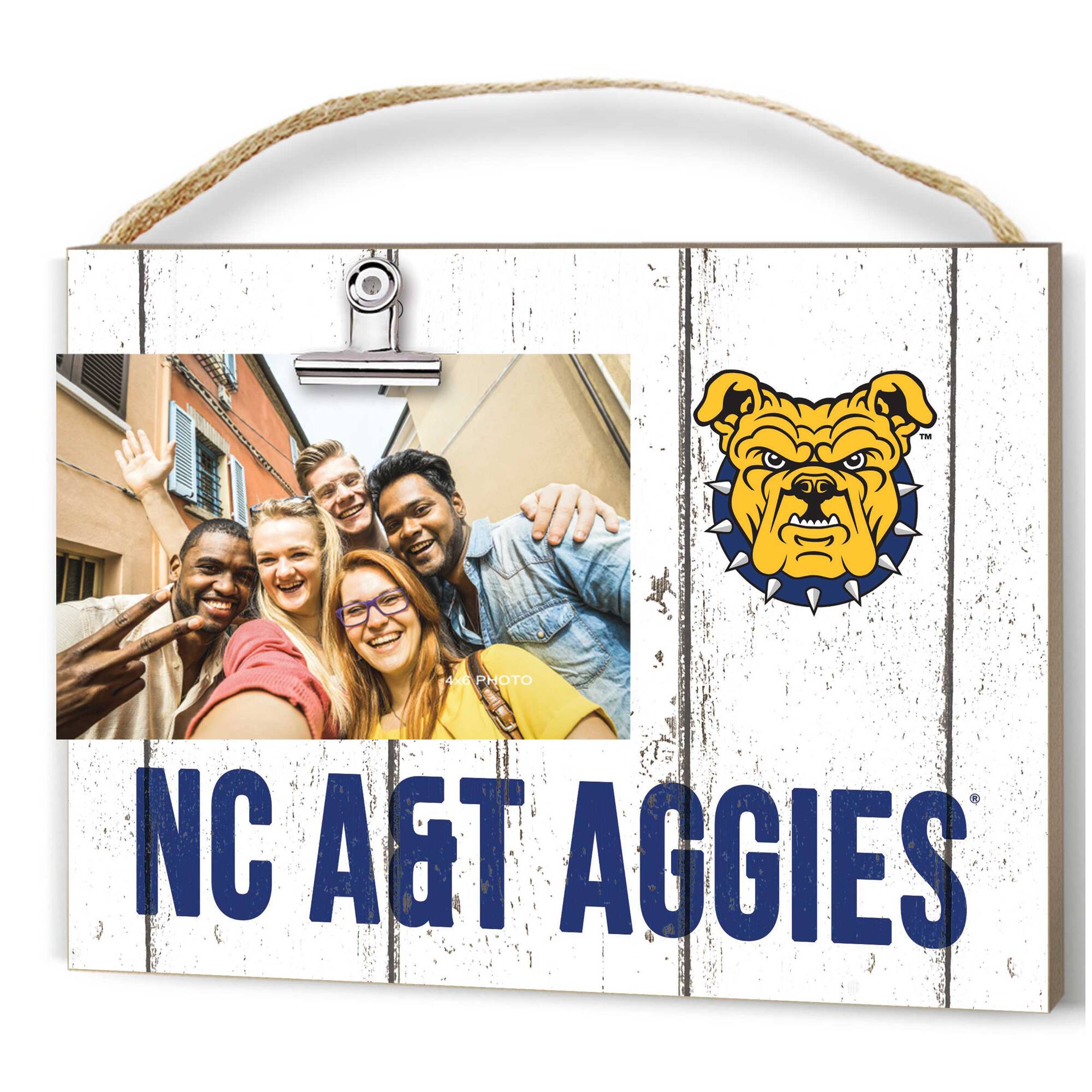 North Carolina A&T Aggies 8'' x 10'' Weathered Clip It Frame