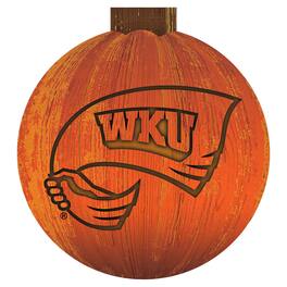 Fan Creations - Western Kentucky Hilltoppers 12'' Pumpkin Sign - Orange