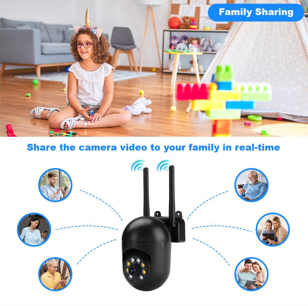 Family Sharing  
Share the camera video to your family in real-time