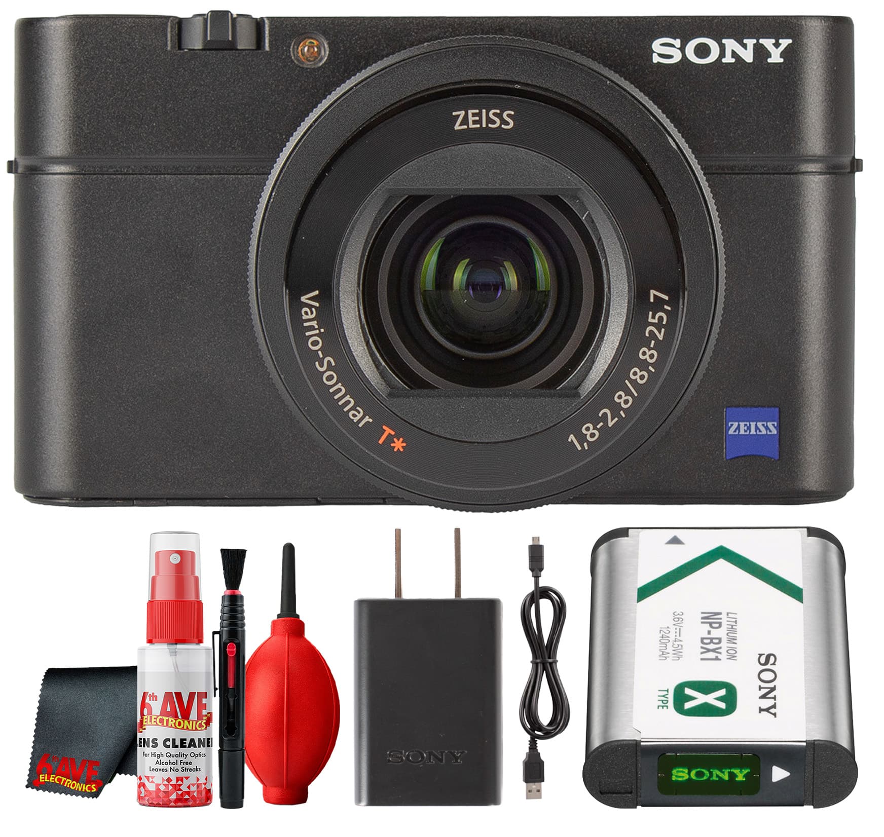 Sony - DSC-RX100 IV 20.1MP Premium Compact Camera + More - Black