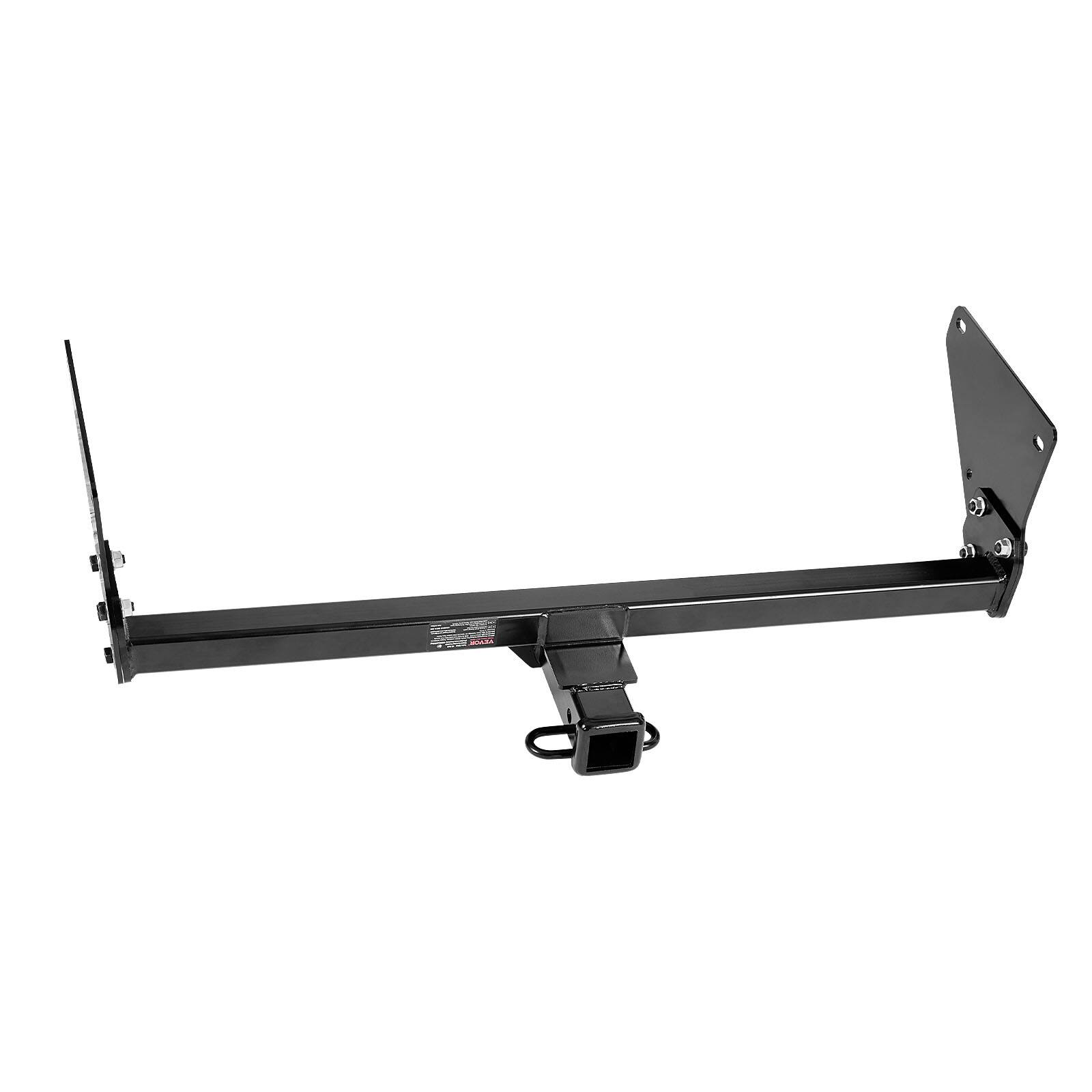 Alt View 5. VEVOR - Class 3 Trailer Hitch, 2-Inch Receiver, 6000 lbs, Q345B Steel Tube Frame, Compatible with 2020-2024 Toyota RAV4 - Black.