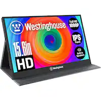 Westinghouse - Portable Monitor - Black - Front_Zoom