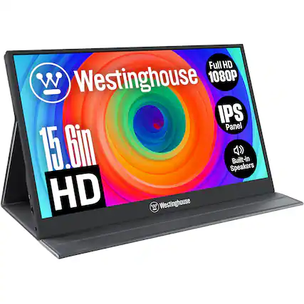 Full HD W Westinghouse 1080P IPS Panel 15.6in Speakers Built-in 4) HD Westinghouse