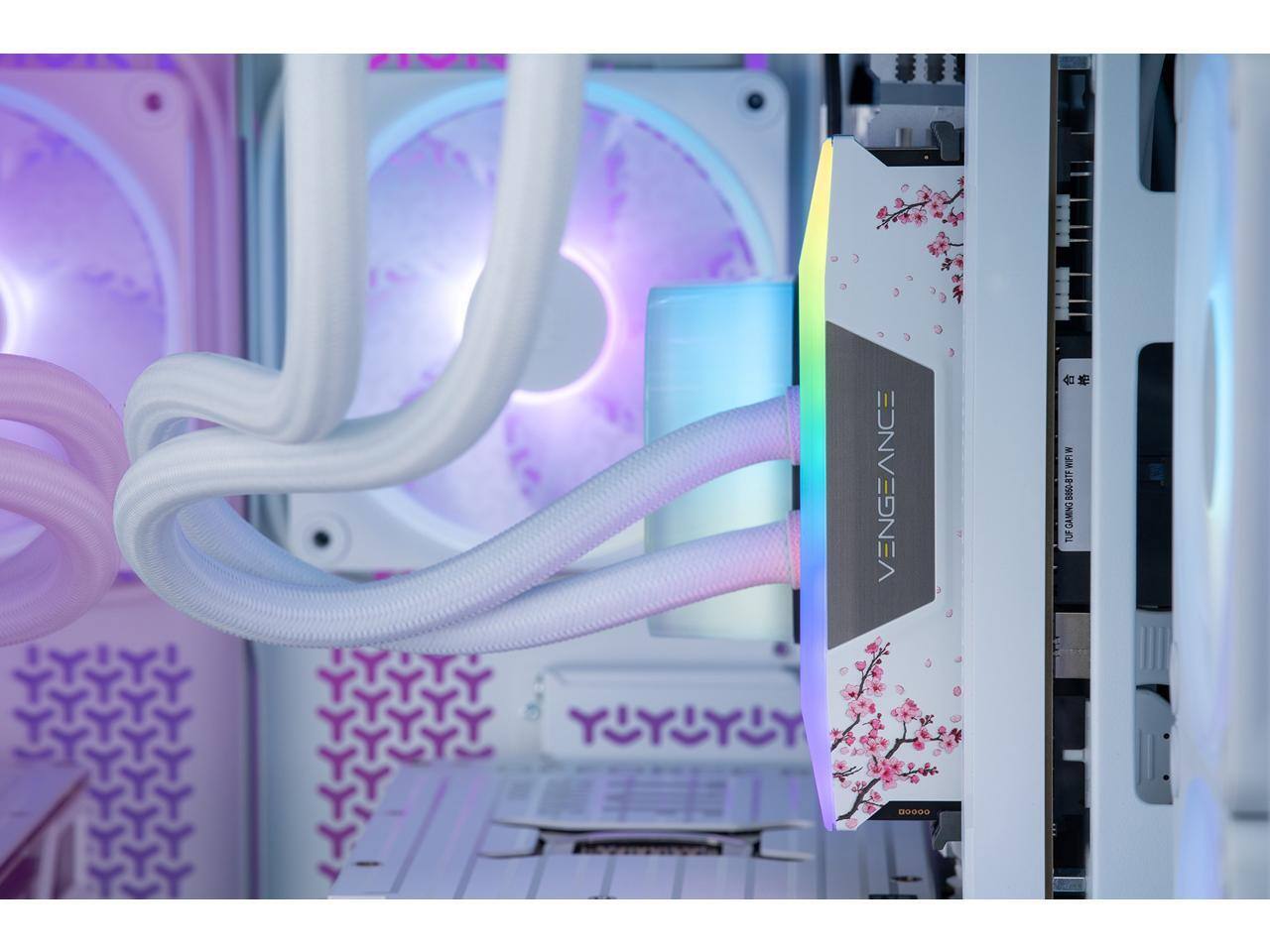 【新品未開封】RGB DDR5 32GB （16GB 2枚）ホワイト CORSAIR Vengeance RGB 32GB DDR5 6000MHz Cherry Blossom RAM White