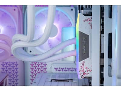 CORSAIR Vengeance RGB 32GB DDR5 6000MHz Cherry Blossom RAM White CORSAIR Vengeance RGB 32GB DDR5 6000MHz Cherry Blossom RAM White