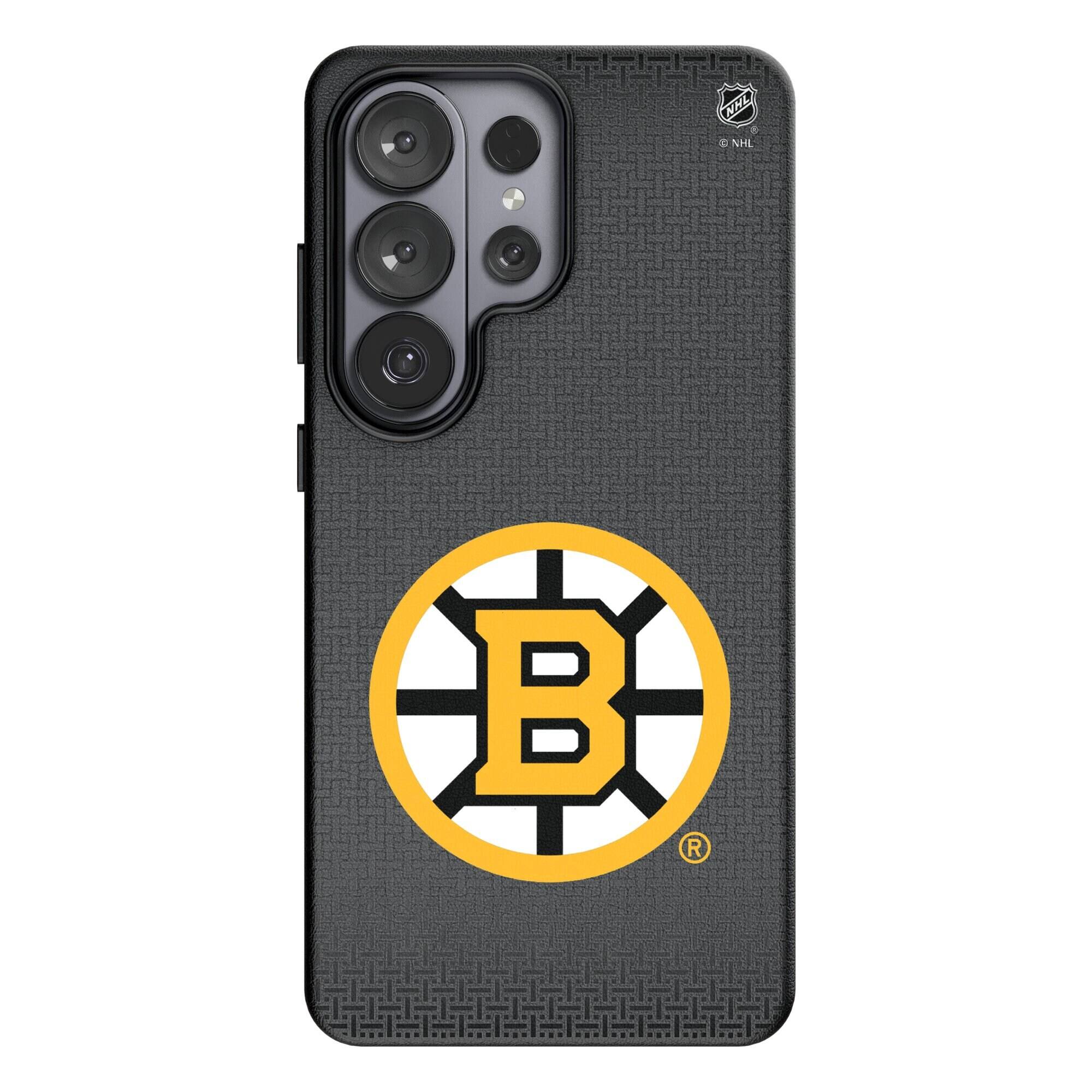 Front. Keyscaper - Linen Galaxy Magnetic Bump Case - S25 Plus - Black.