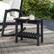 Alt View 8. Outsunny - Shower Bench, Waterproof Shower Stool with Handle, Storage Shelf - Black.