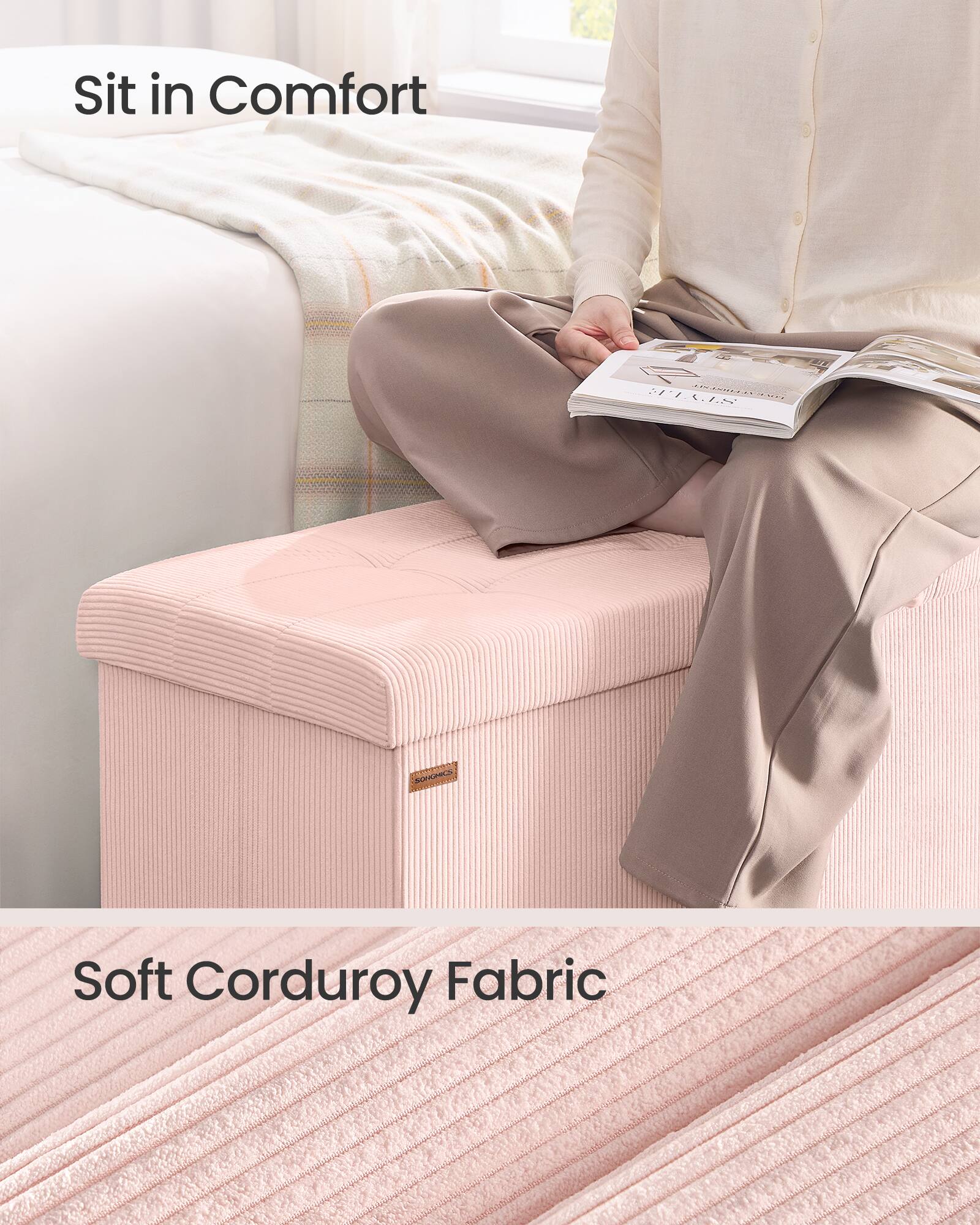 Sit in Comfort

Soft Corduroy Fabric