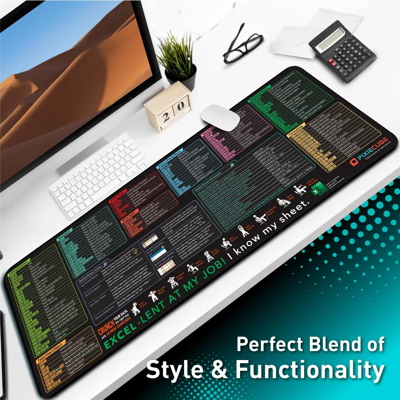 Perfect Blend of Style & Functionality

Crunch Excel - Lent at my job! I know my sheet.

PIXIECUBE