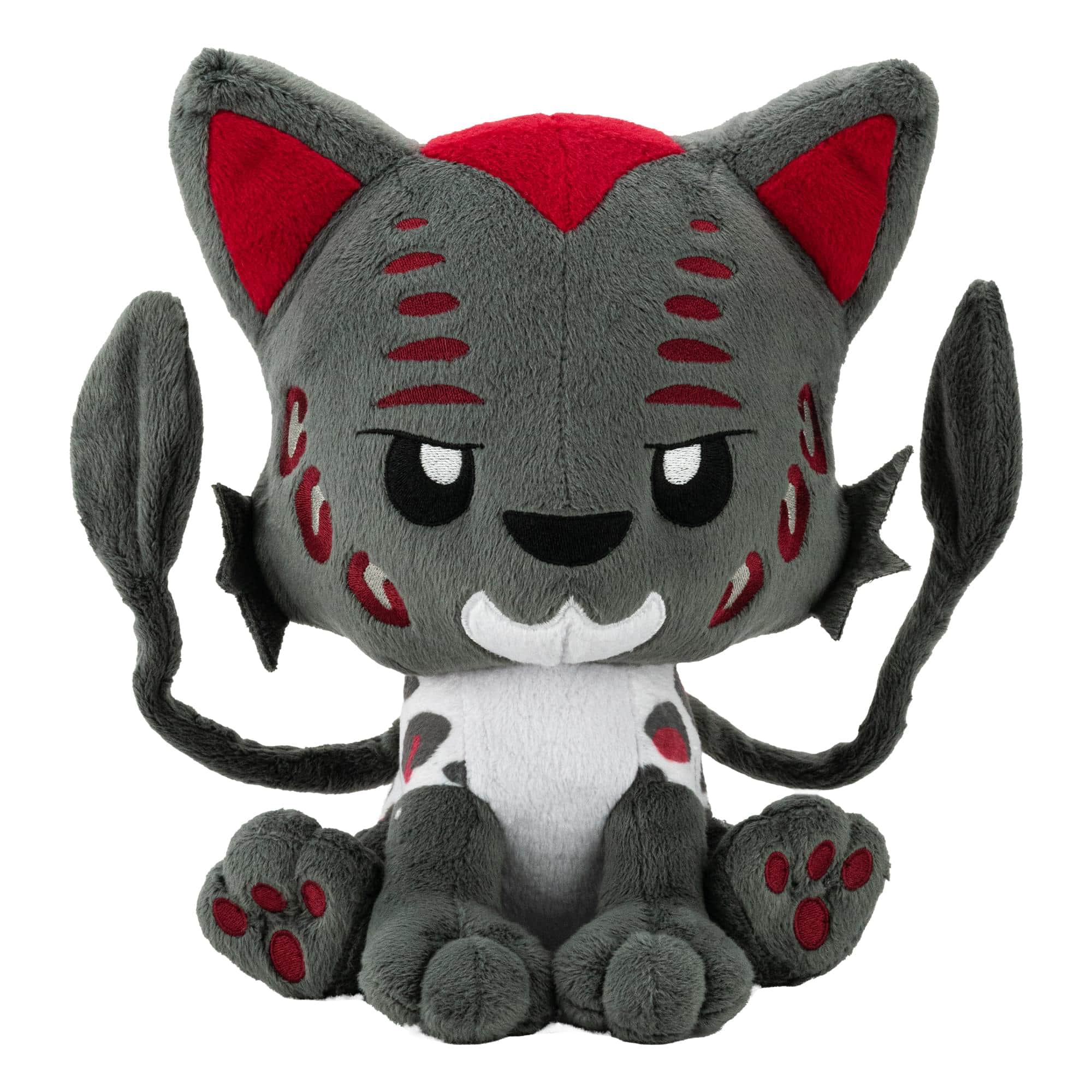 Tentacle Kitty - Campaign Critters Fantasy Coeurl Plush - Gray