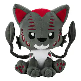 Tentacle Kitty - Campaign Critters Fantasy Coeurl Plush - Gray