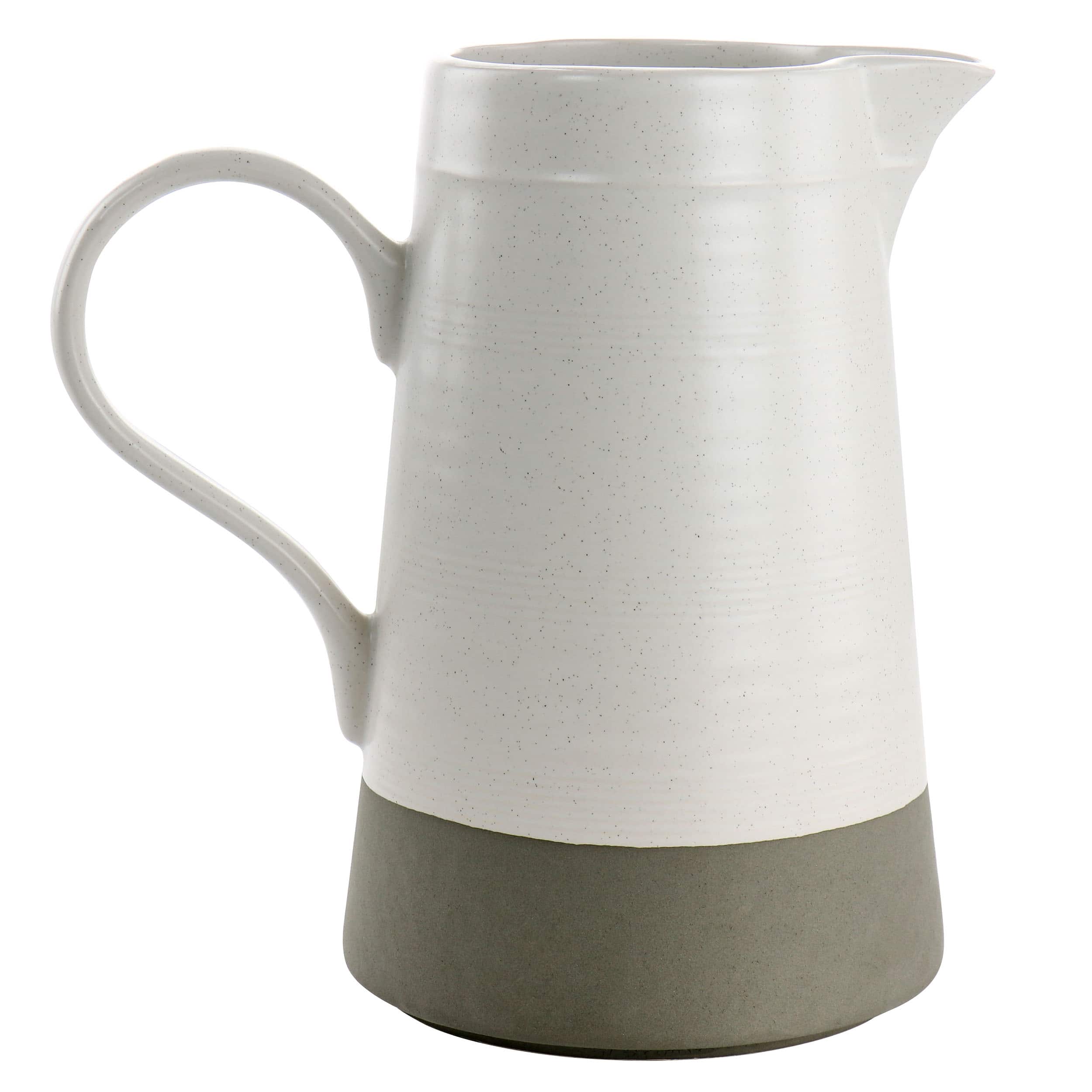 Gibson - Bee and Willow Milbrook Large 60oz Serving Pitcher - Off-White