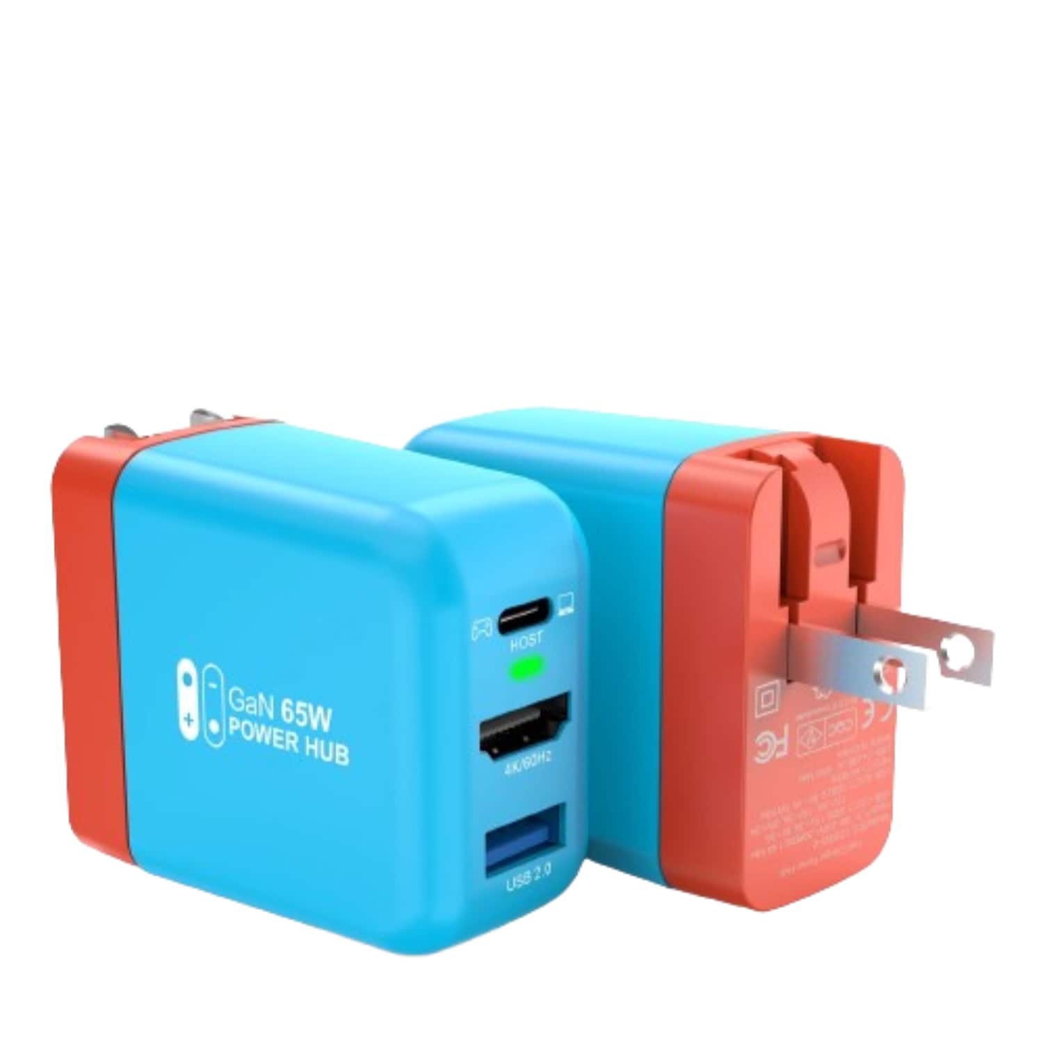 GaN 65W POWER HUB
HOST 4K/60HZ
USB 2.0