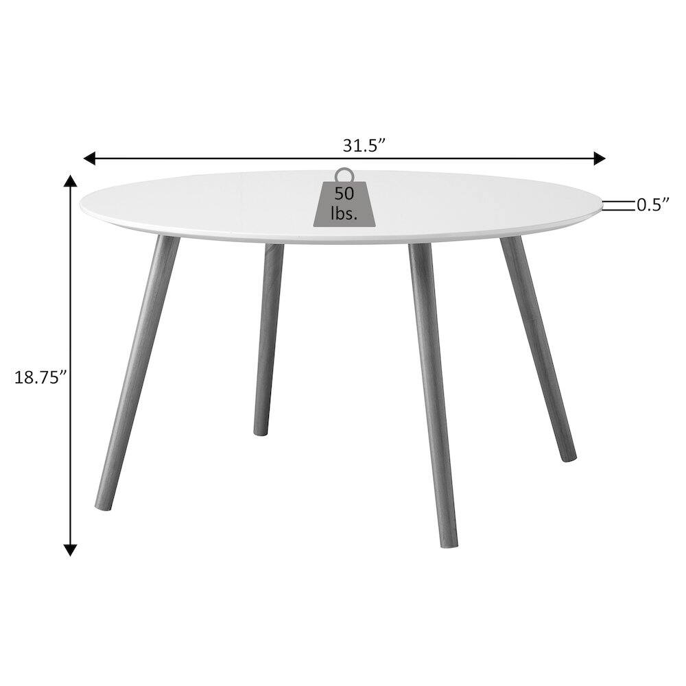 31.5" x 0.5" x 18.75" 50 lbs.