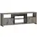 Alt View 2. Bestier - The Bestier 70-inch Gaming TV Stand with LED Strip,2-Tier Open Shelving Storage Cabinet,Living Room Entertainment Center - Gray.