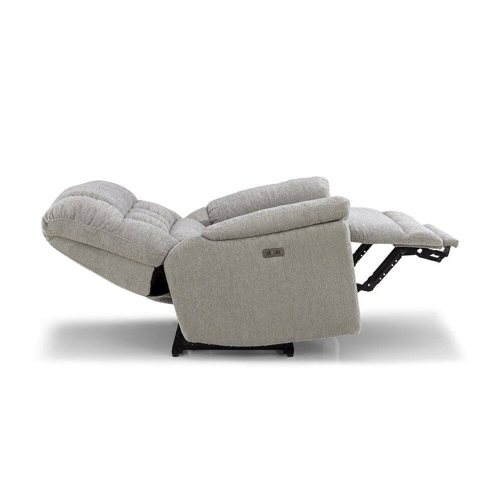 Alt View 5. Heartland Furniture - Oversized Recliner Chair – Heavy-Duty Recliners with Wide Seat, Light Grey - Light Grey.