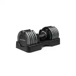 Single NordicTrack 55 lb. Select-A-Weight Dumbbell - Black