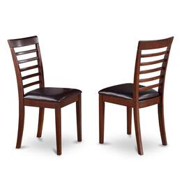 East West Furniture - Dining Room Set Mahogany - Brown