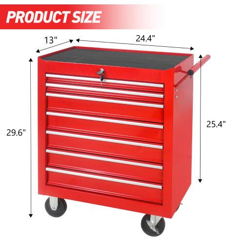 PRODUCT SIZE  
13" x 24.4" x 29.6" x 25.4"