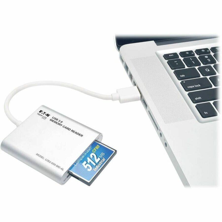 E-T-N  
TRIPP-LITE  
USB 3.0 MEMORY CARD READER  
MODEL: USB2-2000MD-AL  

512GB  
CF80  
Industrial