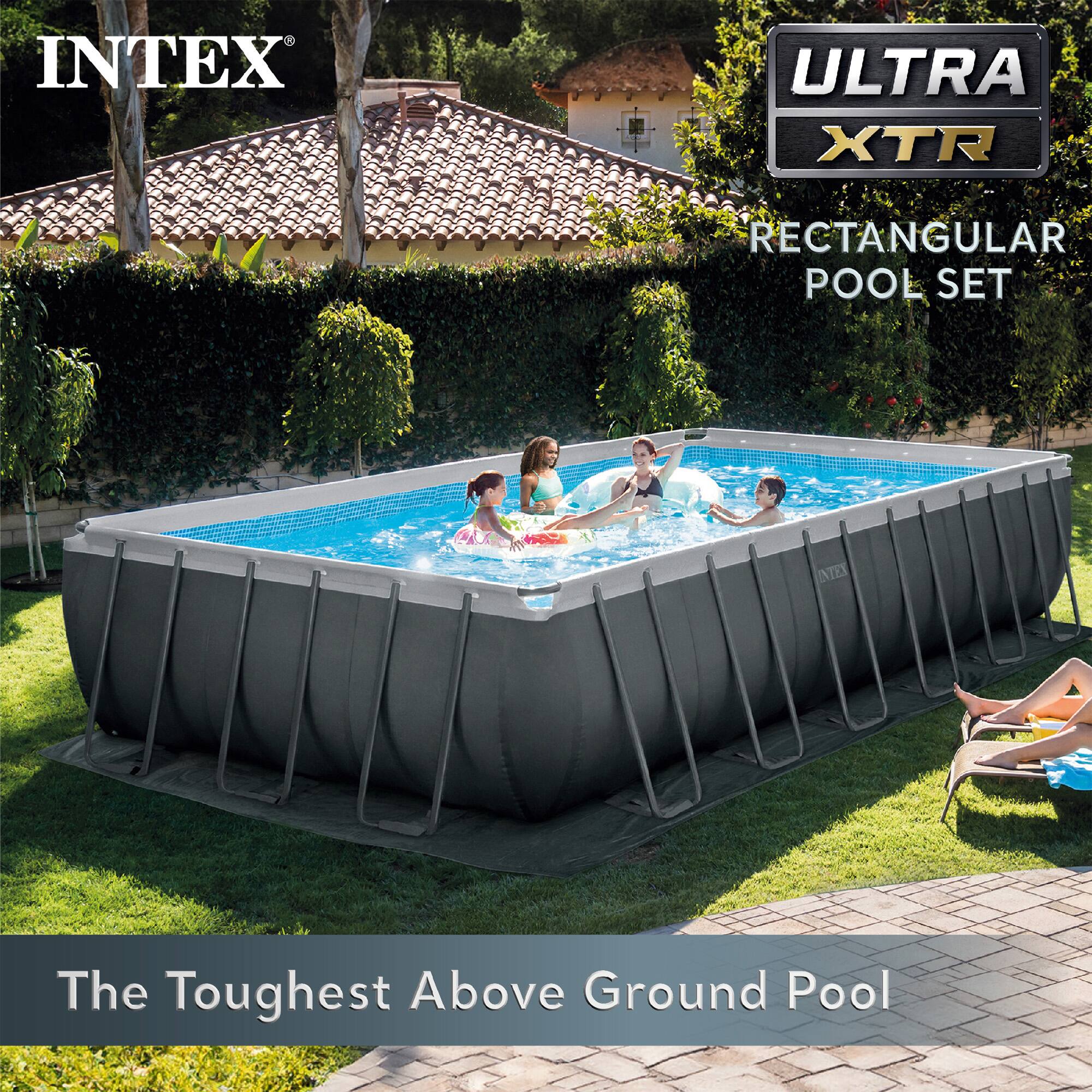 INTEX  
ULTRA XTR  
RECTANGULAR POOL SET  

The Toughest Above Ground Pool