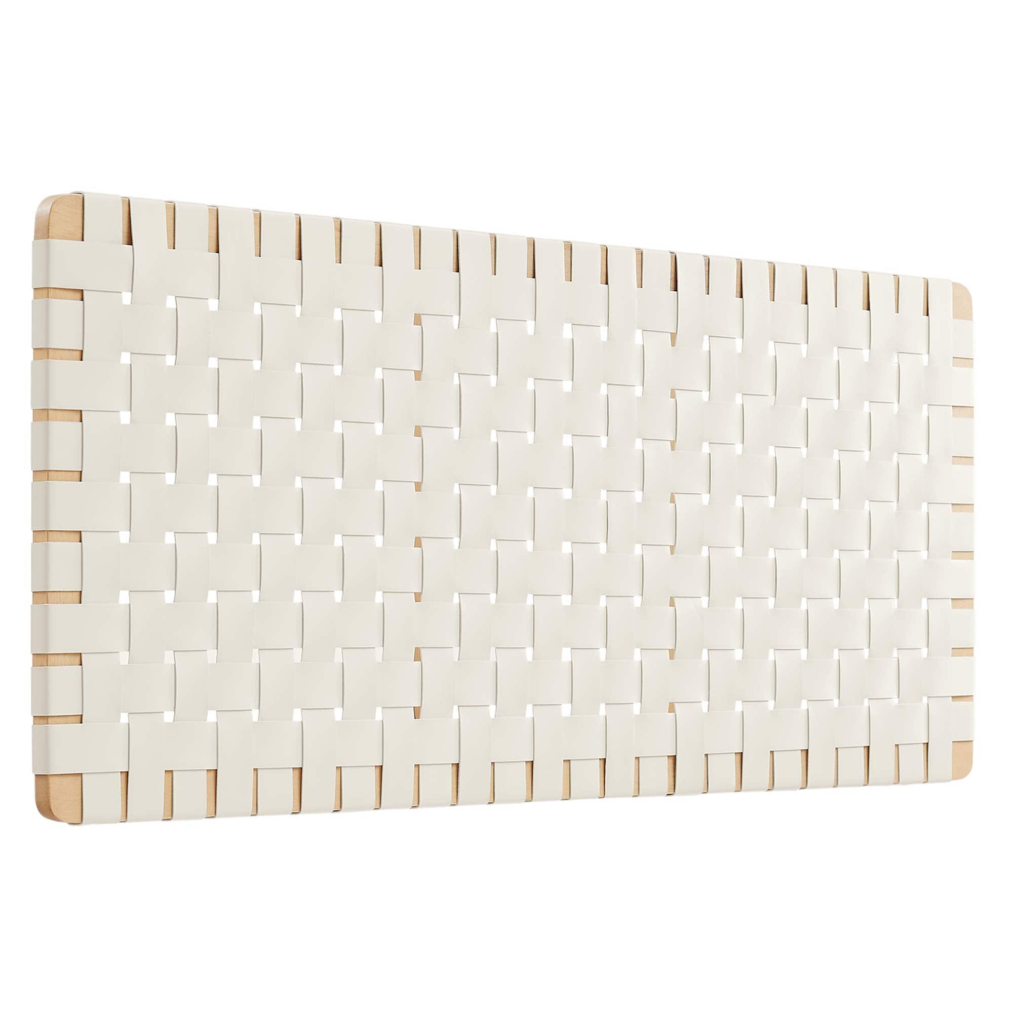 Sparta Weave Vegan Leather Full Headboard by Modway - Brown price history on PriceWatchPro