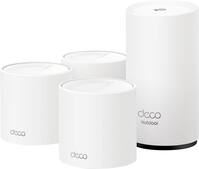 TP-Link - Deco AX5400 Wi-Fi 6 Indoor/Outdoor Whole Home Mesh System 4-Pack (Deco XM73) - White - Front_Zoom