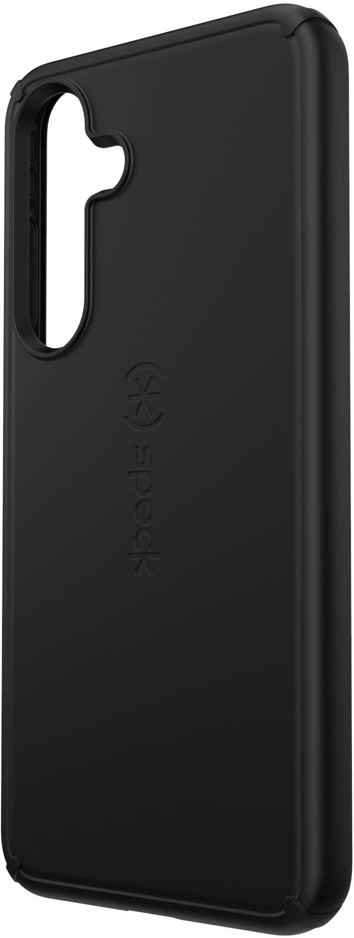 Left. Speck - ImpactHero Slim Case for  Samsung Galaxy S25 FE - Black.