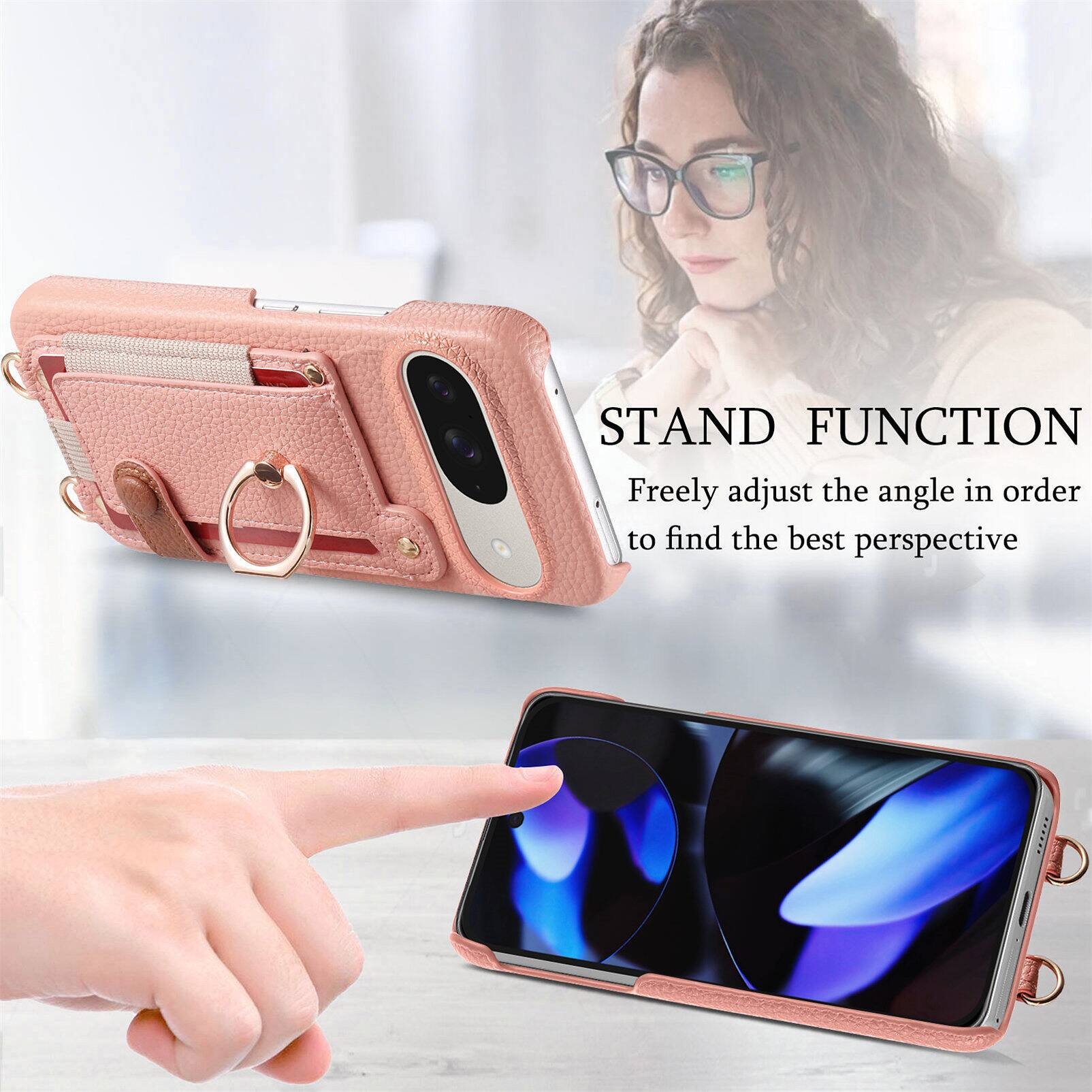 STAND FUNCTION  
Freely adjust the angle in order to find the best perspective