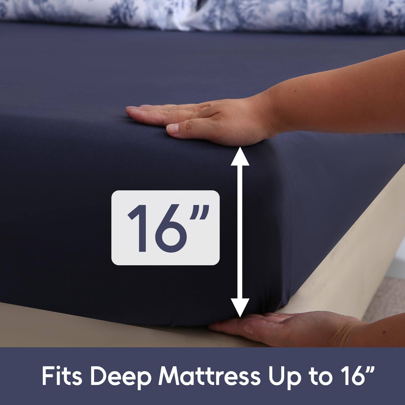 16" Fits Deep Mattress Up to 16"