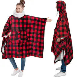 Checker Red-Fleece